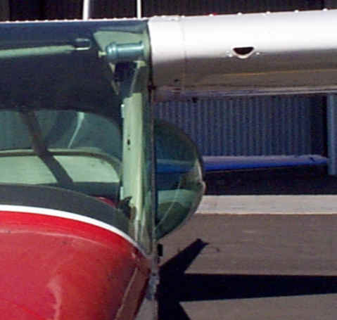 Pilot's (LH) Side of a Cessna 172 shown