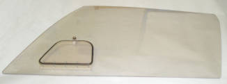 PA-32 Pilot window with assembled frameless style vent shown, other pilot windows are similar